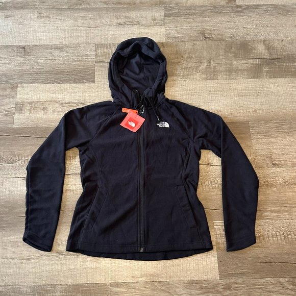 The North Face Sweaters - The North Face Womens 100 Tundra Zip up Hoodie Black Size S